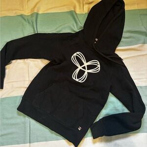 TNA Black Hoodie with White Logo